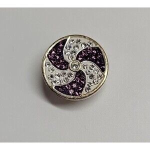 Kameleon Jewelpop Sterling‎ 925 Captivate Purple Swarovski  KJP442